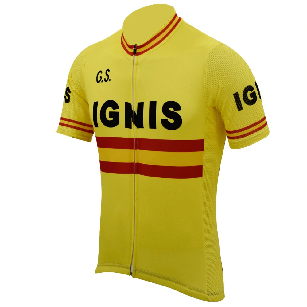 G.S. Ignis Retro Cycling Jersey Vintage Cycling Shop