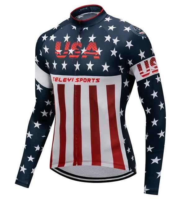 Maillot de cyclisme USA Stars and Stripes