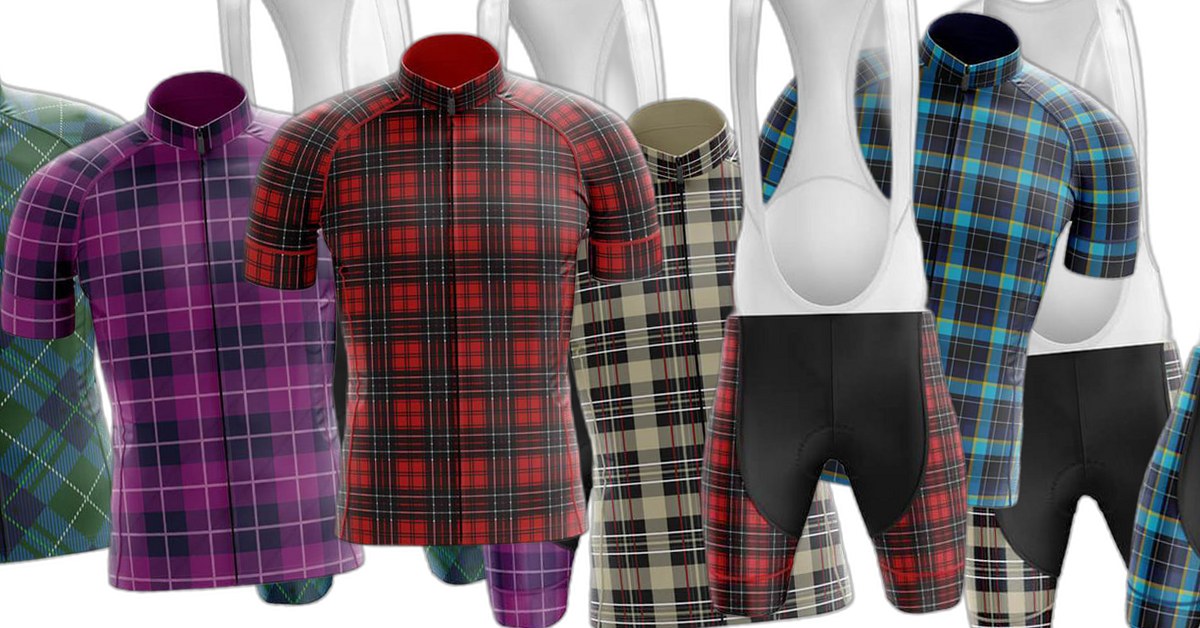 Tartan Styled Cycling Jerseys