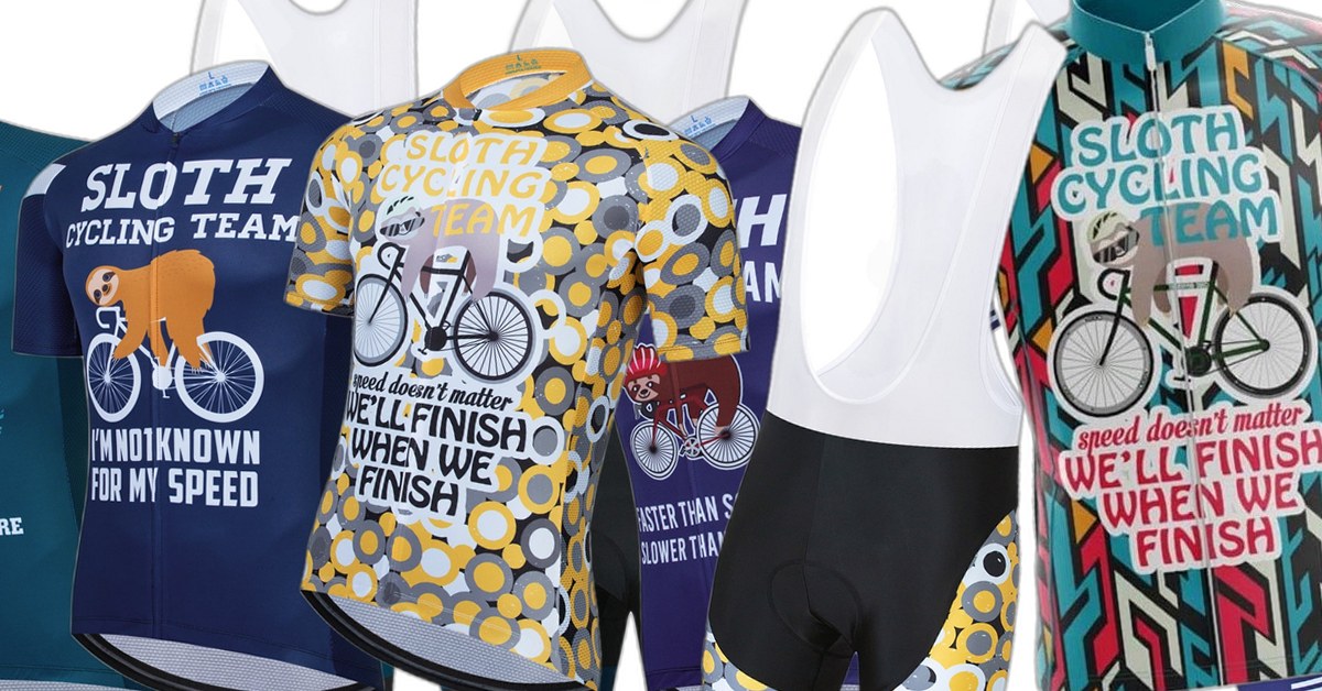 Sloth Styled Cycling Jerseys