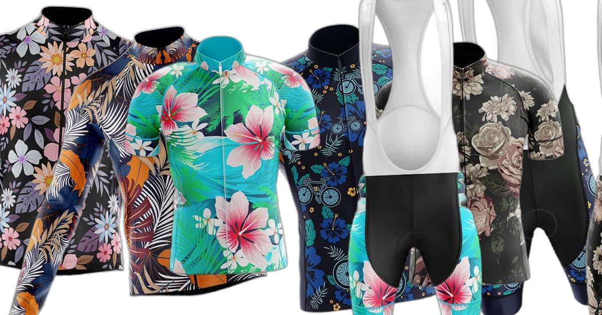 Floral Styled Cycling Jerseys