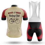 Front and back view of the U.S. Navy Submarine Force Men Short Sleeve Cycling Set, featuring a themed jersey and matching bib shorts designed for performance and style.