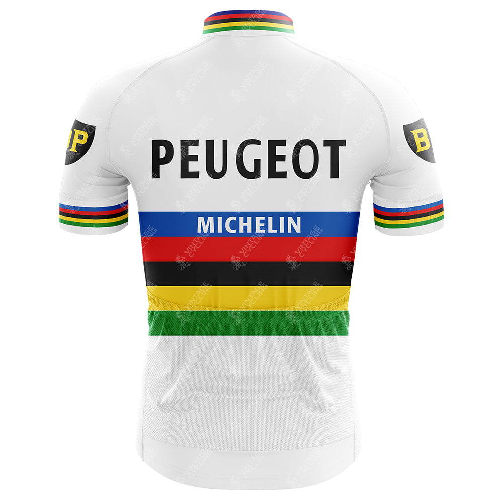 PEUGEOT color Retro Short Sleeve Cycling Set