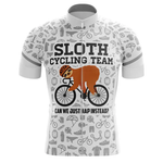 The U.S. Air Force Men Short Sleeve Cycling Set is a white jersey with cycling gear icons in the background, perfect for fans looking for unique cycling apparel.