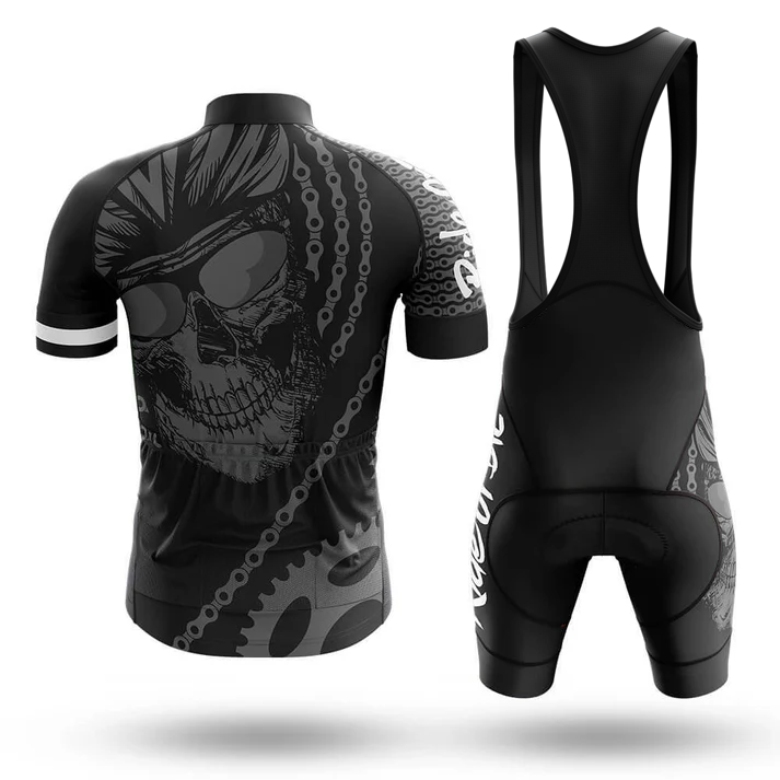 Conjunto de ciclismo de manga corta para hombre de la Universidad de Ohio