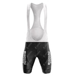 The 1983 Bianchi Retro Short Sleeve Cycling Set features black shorts and a white upper section with Bianchi and Piaggio logos in white text, making it ideal for road cyclists seeking classic style.