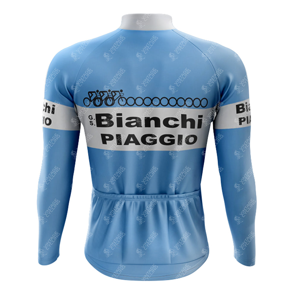 1983 Bianchi Retro Long Sleeve Cycling Set (With Fleece Option)