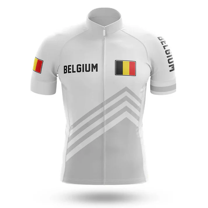 Black performance cycling jersey featuring the word AUSTRIA, the Austrian flag, and a flag patch on the left sleeve. Diagonal gray stripes decorate the lower front, blending classic style with modern Men Short Sleeve Cycling Set design.