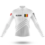 This cool-weather men’s long sleeve cycling jersey, "Austria Black," features “AUSTRIA” and the Austrian flag on the chest, chevron stripes below, and a small Austrian flag patch on the left shoulder.