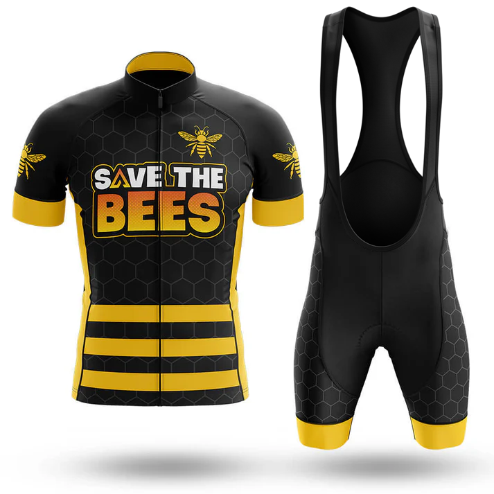 A men’s short sleeve cycling set named Sloth And Turtle, with bold graphics on the jersey and matching bib shorts for a standout look.