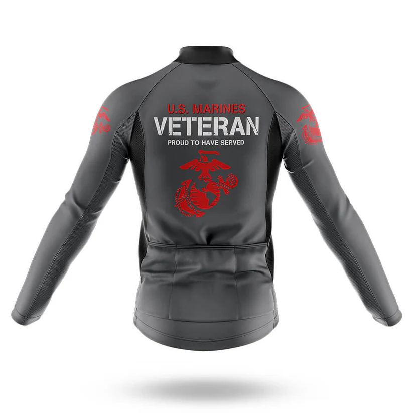 USMC Cycle Corps Men Long Sleeve Cycling Jersey