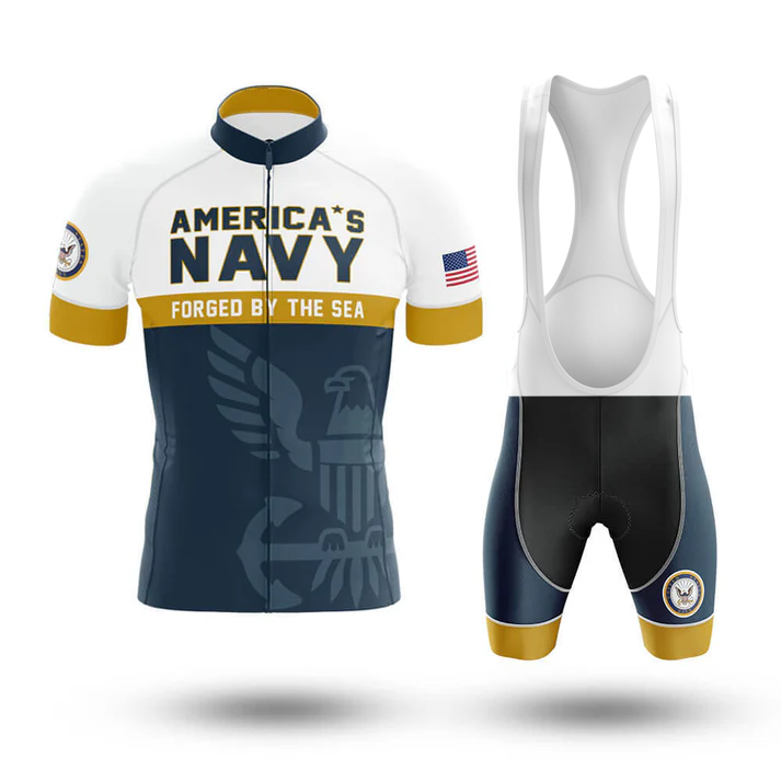 U.S.Navy V3 Men Short Sleeve Cycling Set