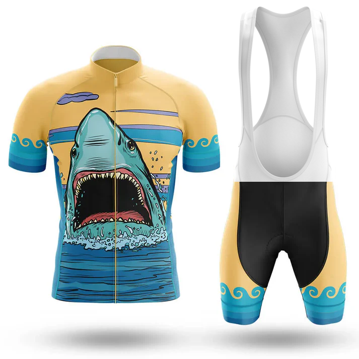 Ensemble cycliste à manches courtes pour hommes Chicago Flag