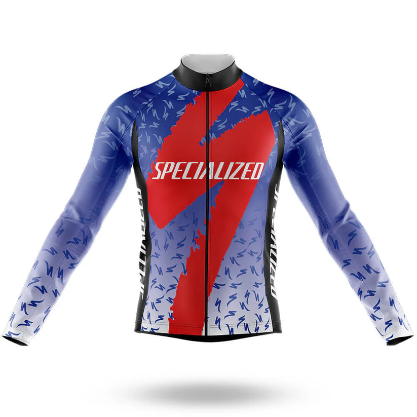 Maillot de ciclismo de manga larga de la Universidad de Ohio para hombre