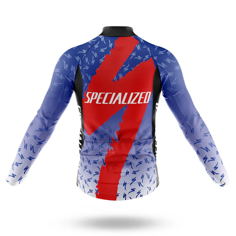 Maillot de ciclismo de manga larga de la Universidad de Ohio para hombre