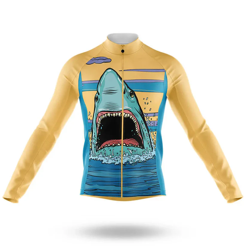 Maillot de ciclismo de manga larga de la Universidad de Ohio para hombre