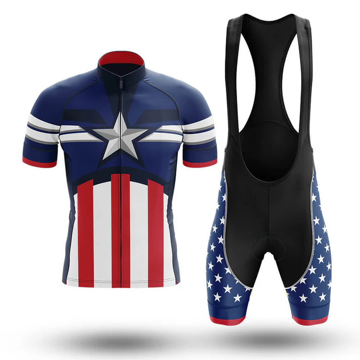 Amerikanisches Kurzarm-Radsport-Set