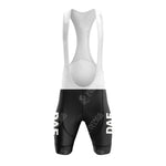 Pair black bib shorts with white straps and bold side text with the FESTINA Retro Short Sleeve Cycling Set. A front logo complements the design, all set against a plain white background to highlight its clean style.