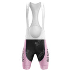 Pair the St Raphael Geminiani Retro Short Sleeve Cycling Set with vintage bib shorts featuring white straps, a black midsection with Lynfane Cycling text, and pink leg panels adorned with deltongo written vertically.