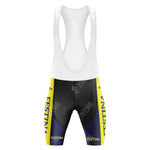 The FESTINA yellow and black cycling bib shorts with a white bib top are perfect for retro enthusiasts. Featuring vertical branding on the sides, they pair seamlessly with the FESTINA Retro Short Sleeve Cycling Set. Check our sizing guide for the best fit.