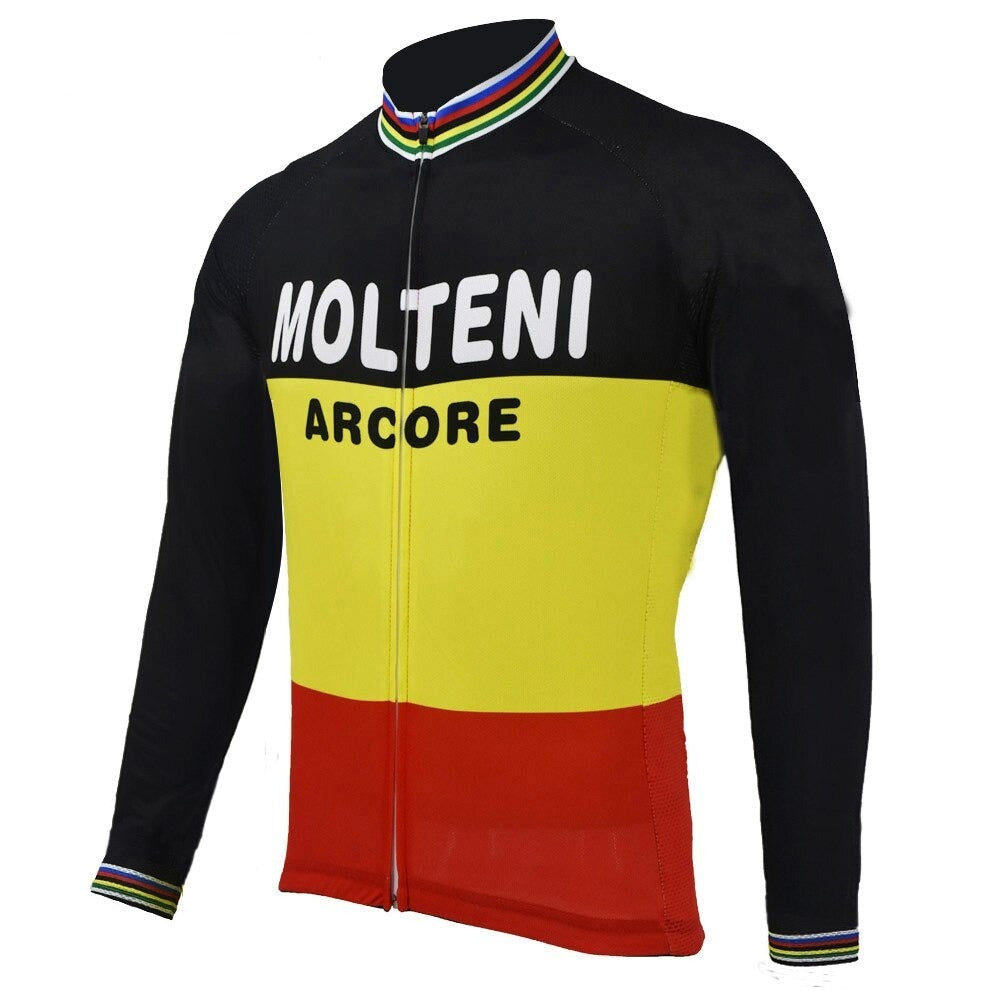 Molteni Arcore Retro Cycling Jersey (with Fleece Option)