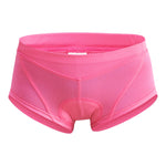 Womens Cycling & Spinning Shorts have a gel pad seat and breathable mesh, offering a form-fitting design for comfort during rides, ideal for spinning classes.